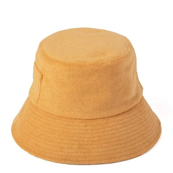 NWT Lack of Color Wave Bucket Tangerine Terry Orange Sz S/M  display picture 1